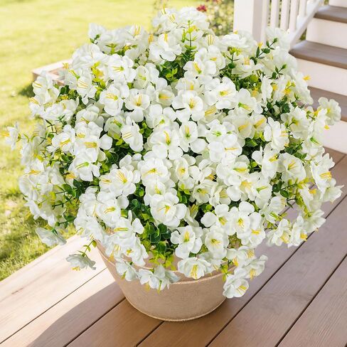 Lnoicy 16 Bundles Realistic Artificial Camellia Flowers for Outdoor, UV Resistant Faux Lifelike Fake Flowers for Home Decor, Wedding, Centerpiece（Purple/Magenta/Rose Red/Pink） in Saudi Arabia