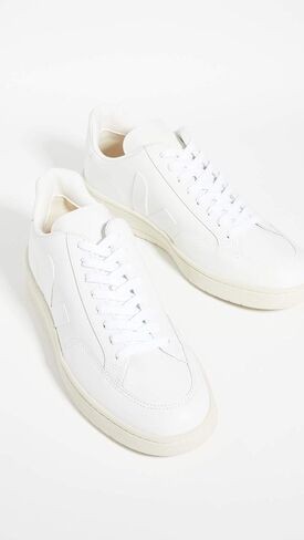 Veja Men's V-12 Leather Sneakers in Kuwait