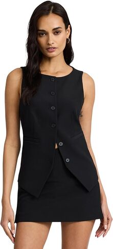 EXPRESS Women’s Editor Skort – Super High Waisted Stretch Mini with Hidden Shorts, Work-to-Weekend – Black in Saudi Arabia