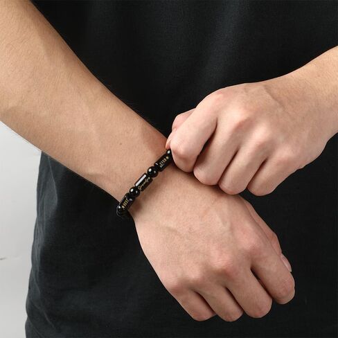 Grandpa Gifts Christmas Fathers Day for Grandfather Birthday Personalized Grandparents Father's Day Presents for Grandfather Cool from Granddaughter Grandson Xmas Valentines Mens Bracelets in Kuwait
