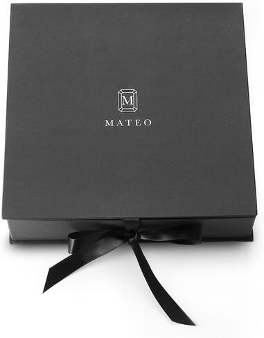 MATEO New York Black Enamel Station Chain Bracelet, Sterling Silver in Saudi Arabia