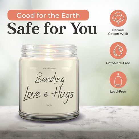 1OAK Big Hug Candle - Grief Gifts - Thinking of You Gifts for Women - Sympathy Gift - Condolence Gift - Sympathy Candle - Cheer Up - Vanilla Soy Candles in Saudi Arabia