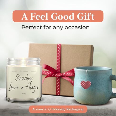 1OAK Big Hug Candle - Grief Gifts - Thinking of You Gifts for Women - Sympathy Gift - Condolence Gift - Sympathy Candle - Cheer Up - Vanilla Soy Candles in Saudi Arabia