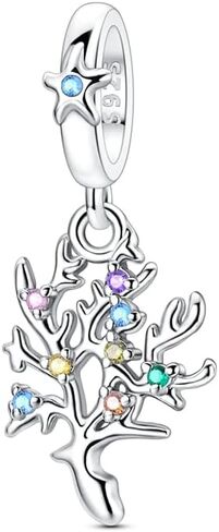 925 Sterling Silver Charms Suitable for Charm Necklaces, Bracelet Pendants Beads Jewellery Gift for Women in Kuwait