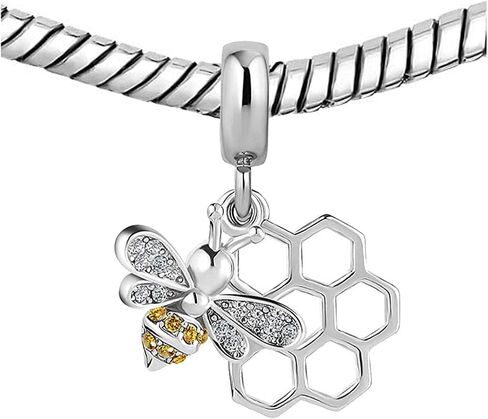 KunBead Love Animal Bee Pendant Dangle Charms Compatible with Pandora Bracelets in Kuwait