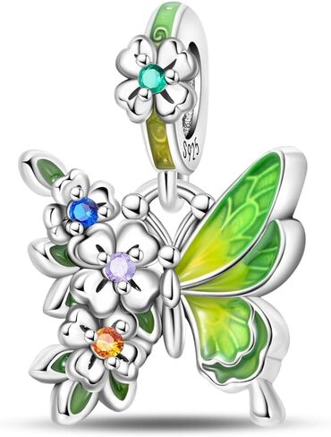 925 Sterling Silver Charms Suitable for Charm Necklaces, Bracelet Pendants Beads Jewellery Gift for Women in Kuwait