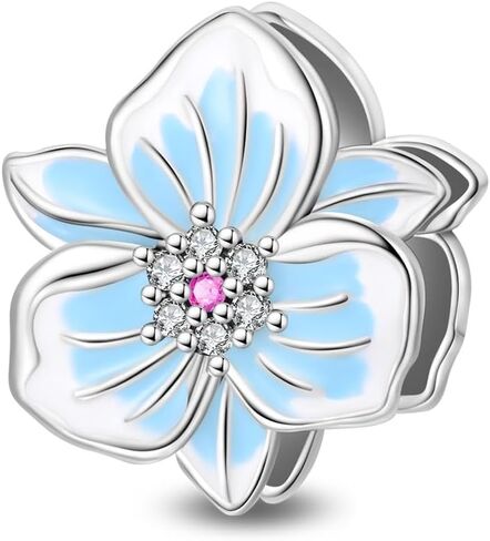 925 Sterling Silver Charms Suitable for Charm Necklaces, Bracelet Pendants Beads Jewellery Gift for Women in Kuwait