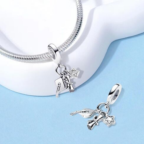 Graduation Stars Charms Compatible for Bracelets 2025 Graduation Charm Jewellery for Women in Saudi Arabia