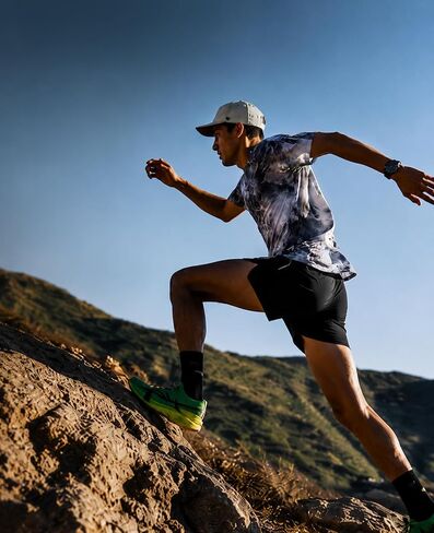 Haimont APEX Men's Trail Running Shirt Lightweight Quick Dry Seamless Running Tee for Race & Training in Saudi Arabia