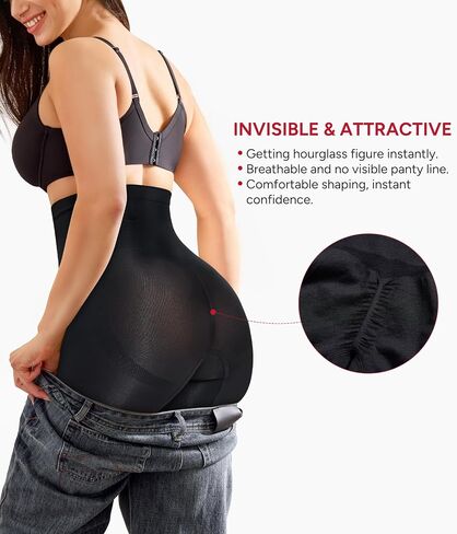 Nebility Shapewear Tummy Control Shorts for Women Butt Lifting Underwear High Waisted Body Shaper Thigh Slimming Panties in Kuwait