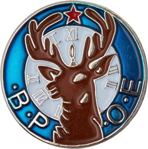 EagleEmblems P60918 PIN-ORG,ELK,B.P.O.E. (1'') in Kuwait
