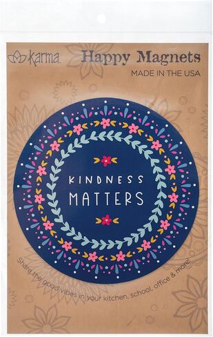 Karma, Boho Refrigerator and Car Magnets, Inspirational Fridge Magnets, Locker Magnets for Girls Motivational Quotes Magnets, School Car Office Magnets, Kindness Matters in Saudi Arabia