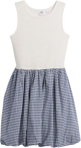 GAP Girls' Knit to Woven Bubble Dress in Kuwait