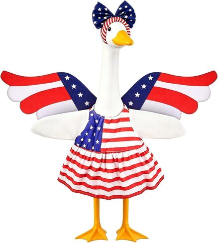 Porch Goose 4th of July Outfit, 23 Inch Independence Day Costume, US 250th Anniversary Decoration, Summer Goose Clothes in Saudi Arabia
