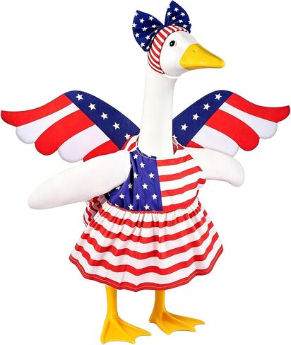 Porch Goose 4th of July Outfit, 23 Inch Independence Day Costume, US 250th Anniversary Decoration, Summer Goose Clothes in Saudi Arabia