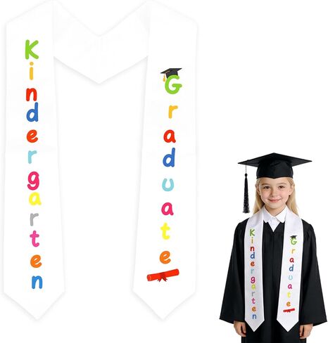 Kindergarten Preschool Graduation Stole, Unisex Kindergarten Graduation Sash for Class of 2026 Graduations Gifts in Kuwait