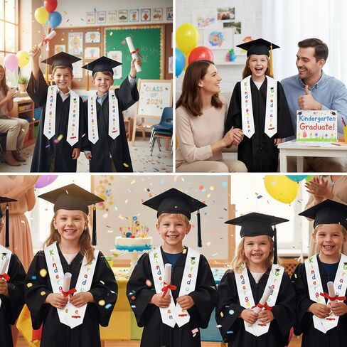 Kindergarten Preschool Graduation Stole, Unisex Kindergarten Graduation Sash for Class of 2026 Graduations Gifts in Kuwait