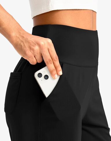 G Gradual Women's Bermuda Long Shorts with Pockets 9" High Waisted Knee Length Shorts for Women Walking Athletic Workout in Kuwait