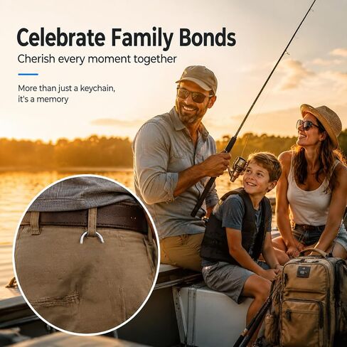 Fathers Day Dad Gifts,Funny Fishing Keychain for Dad/Stepdad,Dad Gifts from Daughter/Wife/Son,Cruise Essentials 2026 (Thank you for helping me build my life) in Saudi Arabia