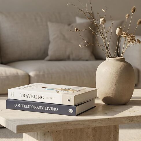 Decorative Faux Books Storage Box, Coffee Table and Bookshelf Styling, Luxe Home Decor Accent for Living Room, Bedroom or Office, Keepsake Photo Organizer with Storage for Shelf or Entryway Table in Kuwait