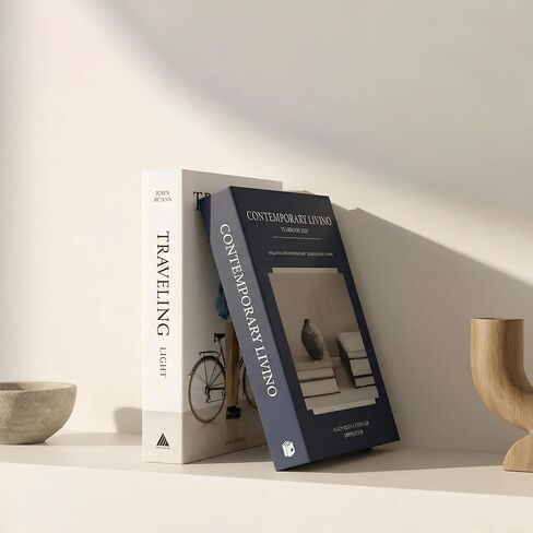 Decorative Faux Books Storage Box, Coffee Table and Bookshelf Styling, Luxe Home Decor Accent for Living Room, Bedroom or Office, Keepsake Photo Organizer with Storage for Shelf or Entryway Table in Kuwait