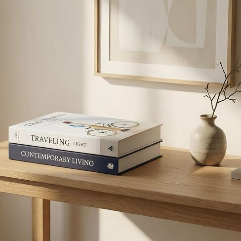 Decorative Faux Books Storage Box, Coffee Table and Bookshelf Styling, Luxe Home Decor Accent for Living Room, Bedroom or Office, Keepsake Photo Organizer with Storage for Shelf or Entryway Table in Kuwait