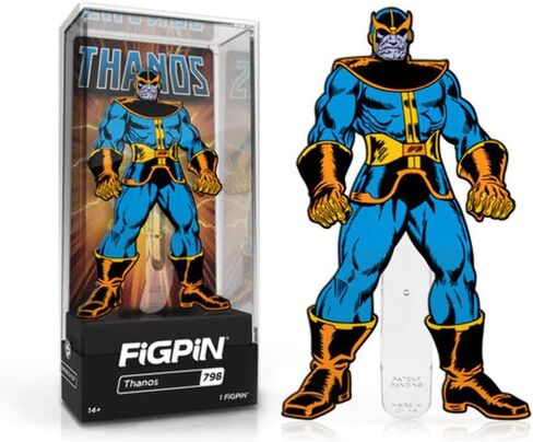 دبوس فيGPiN Classic Marvel Villains Thanos 3 بوصة من المينا، 56593 (798) in Kuwait