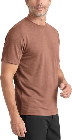 ODODOS Men's All-Day Comfort T-Shirt - odSTRATUM Tech Tee, Ultra Soft Moisture Wicking UPF 50+ Performance, Ascent Series in Kuwait