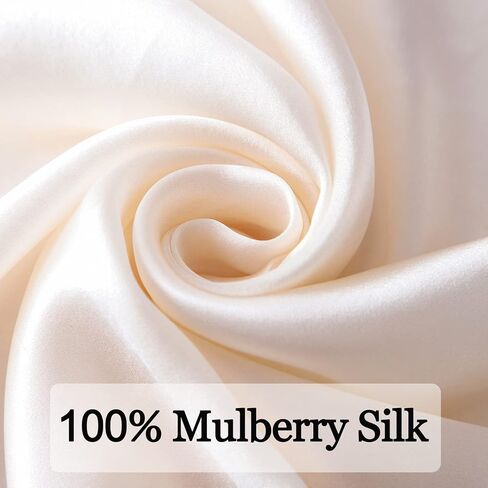 Ciormis 100% Silk Scarfs-21 x 21 small Champagne Pure silk Headband Scarf for Women Hairband (Style 6-New Champagne) in Saudi Arabia