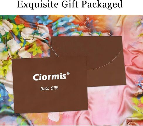Ciormis 100% Silk Scarfs-21 x 21 small Champagne Pure silk Headband Scarf for Women Hairband (Style 6-New Champagne) in Saudi Arabia