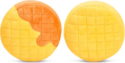 iscream Eggo Waffles Package 14" x 7" Pillow Set with 2 Plushie Waffle Mini Pillows in Kuwait
