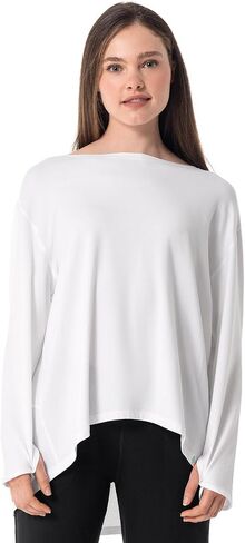 Women's Drape Long Sleeve T-Shirt - UPF 50+ Sun Protection - West Palm in Kuwait