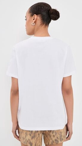 Ganni Women's Basic Cotton Jersey Strawberry Print Tee in Saudi Arabia