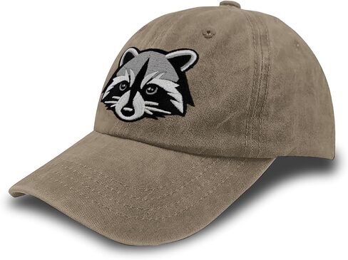 Nuanua Funny Raccoon Embroidered Dad Hat for Animal Lovers Trash Panda Gifts for Father Son in Saudi Arabia
