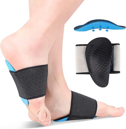 Kids Arch Support Sleeves for Foot Pain Relief Plantar Fasciitis Flat Feet Children Orthotic Insoles Half Insert Foot Foot Cushion Massage the Soles of the Feet in Saudi Arabia