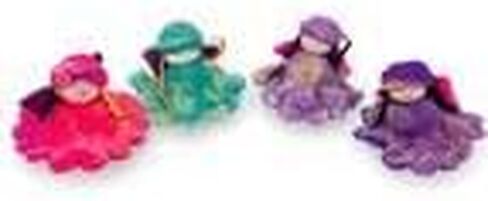 Hand Felted Colorful Flower Fairies - Set of 4 - Global Groove in Saudi Arabia