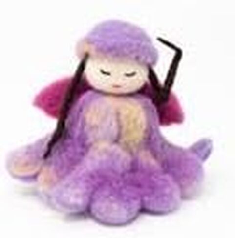 Hand Felted Colorful Flower Fairies - Set of 4 - Global Groove in Saudi Arabia
