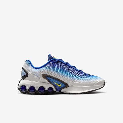 Nike Air Max Dn Big Kids' Shoes (FB8987-402, Racer Blue/Blue Fury/Black/Vibrant Yellow) in Kuwait