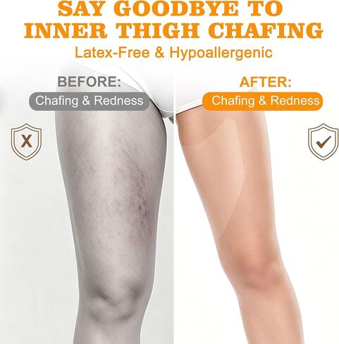 Thigh Lift Tape for Women, Transparent Invisible Firming Patches, Anti-Friction Thigh Tape for Sagging Skin, Disposable Waterproof & Sweatproof Body Patch for Legs, Arms & Stomach, 1BOX in Saudi Arabia