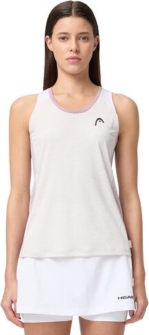 HEAD Women’s Play Tech Tank Top – Sporty Performance Tennis Tank with Breathable Mesh Panels in Kuwait