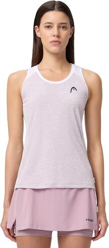 HEAD Women’s Play Tech Tank Top – Sporty Performance Tennis Tank with Breathable Mesh Panels in Kuwait