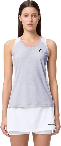 HEAD Women’s Play Tech Tank Top – Sporty Performance Tennis Tank with Breathable Mesh Panels in Kuwait