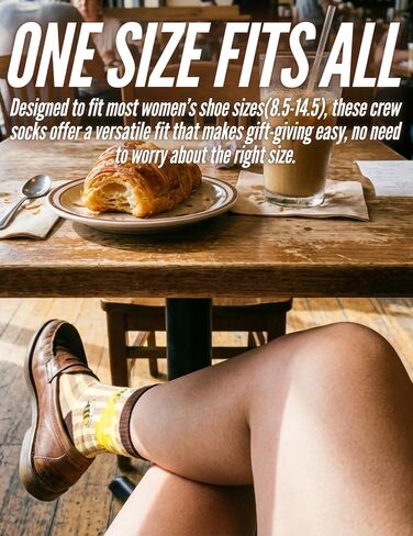 InnoBeta Bee Gifts for Women, Gifts for Bee Lovers, One Size Crew Socks in Kuwait