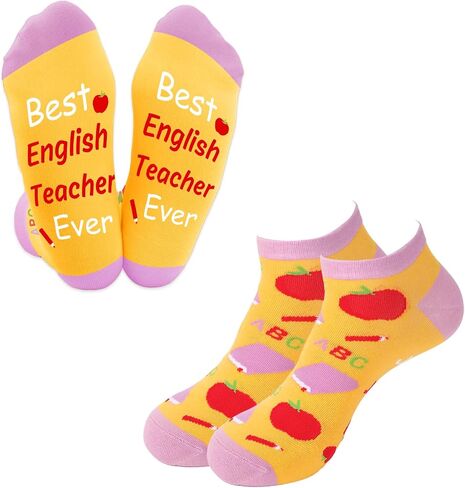 Teacher Appreciation Gifts,Teacher Gifts Ankle Socks Christmas Valentines Back to School Graduation End of Year in Saudi Arabia