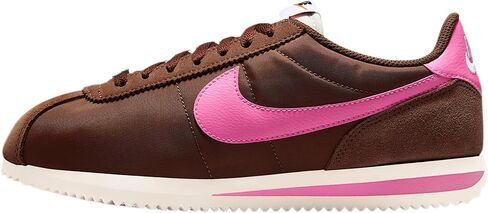 Nike Cortez Textile Shoes (Fauna Brown/Sail/White/Pink Spell) Size 6 in Kuwait