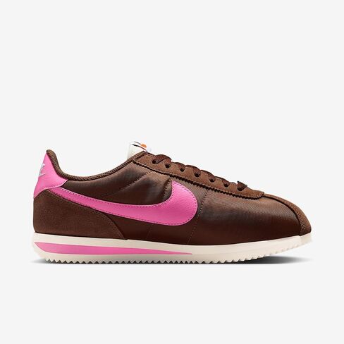 Nike Cortez Textile Shoes (Fauna Brown/Sail/White/Pink Spell) Size 6 in Kuwait