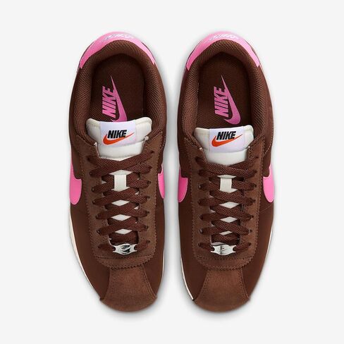 Nike Cortez Textile Shoes (Fauna Brown/Sail/White/Pink Spell) Size 6 in Kuwait