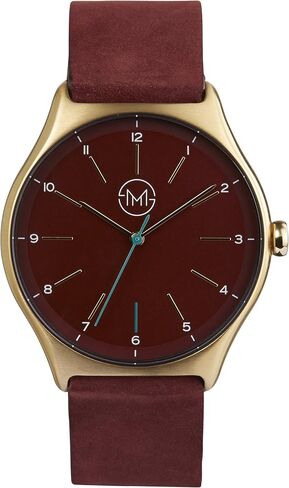 one 14 - Gold Case, Burgundy Dial, Burgundy Leather in Kuwait