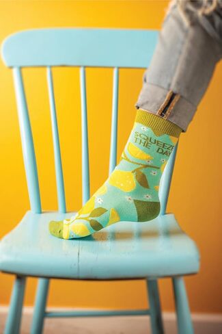 Karma Blue Pink Crew Socks - Cute and Funny Socks for Women - Bright and Colorful Designs - One Size Fits Most - Mahjong in Saudi Arabia
