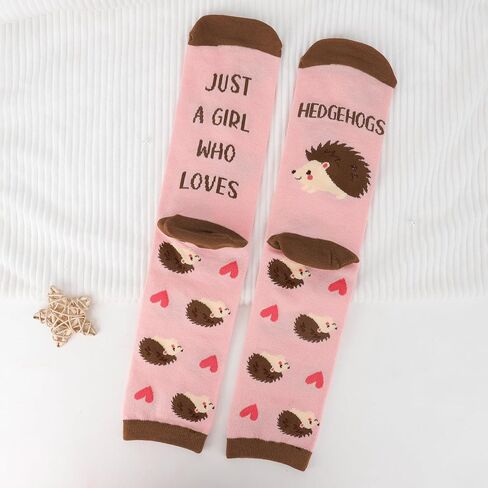 Hedgehog Gifts for Women and Girls Cute Funny Hedgehog Lovers Themed Accessories Socks Presents Christmas Stocking Stuffers Birthday Xmas White Elephant Galentines Graduation Valentines Gifts in Saudi Arabia